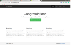 yii2 hosting