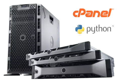 Server rack in a data center providing Python Hosting  services in Pune, India